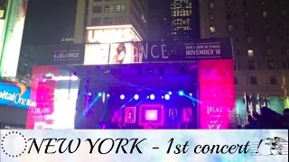 DNCE CONCERT🗽VLOG times square🚦#3