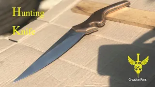 Making Knife - Make a Hunting Knife from an Old Car Leaf Spring