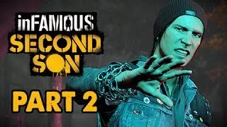 inFamous: Second Son Walkthrough Part 2 - Walk to Seattle (PS4 1080p Commentary)