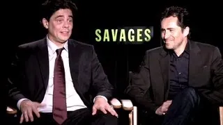 Savages - Benicio Del Toro & Demian Bichir Interview (JoBlo.com)