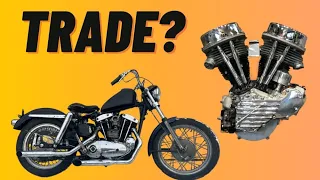 We traded an ironhead for a panhead!