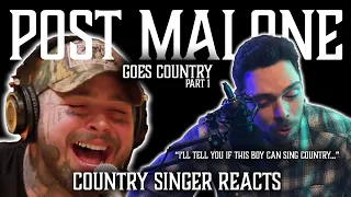 Country Singer Reacts To Post Malone Goes Country Part 1