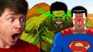 SUPERMAN vs HULK the ULTIMATE FIGHT! (Reaction)