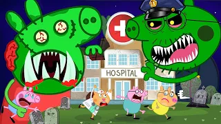 PEPPA PIG ZOMBIE APOCALYPSE - Peppa & Daddy pig Turn Into ZOMBIE ?? | Peppa Pig Funny Animation