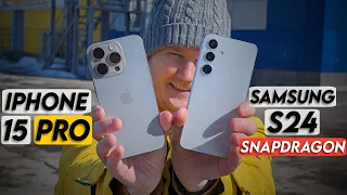 Samsung S24 vs IPhone 15 Pro | Кто круче по камере?