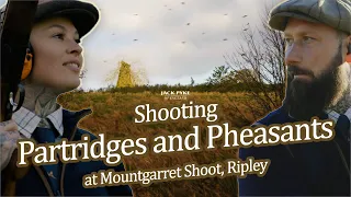 Dan Thor and Alix Jade shoot pheasants and Partridges at Mountgarret Shoot, Ripley