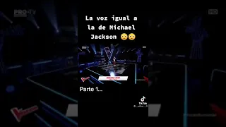 Una voz de michael jackson que impresionó la voz mexico