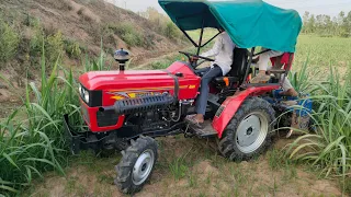 Eicher 188 4WD 18hp on 3 feet Swaraj rotavator