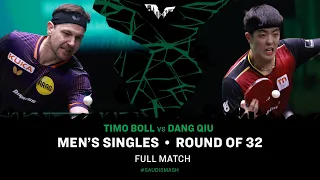 FULL MATCH | Timo BOLL vs Dang QIU | MS R32 | #SaudiSmash 2024