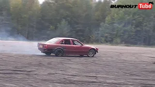 Profesor Jony i drift BMW E38 740 - Zakończenie sezonu BMW Klub Piła 2019