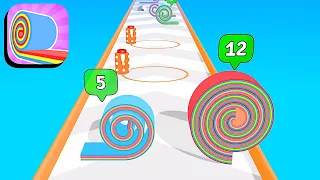 Roll Layers ​- All Levels Gameplay Android,ios (Levels 1-3)