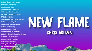 Chris Brown - New Flame (Lyrics) feat. Usher, Rick Ross 💎 New Hits OPM Love Song 2023 Playlist