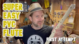 My First Attempt at Making a PVC Flute (DIY Native American-style instrument tutorial)