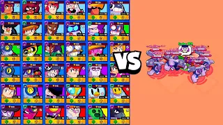 TOUS LES BRAWLERS (avec SUPER) vs 9 FRANK ! VIDEO 100% SATISFAISANTE Brawl Stars Olympics