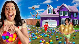 EXTREME Easter EGG HUNT in Our House! *2,000 EGGS* 🪺