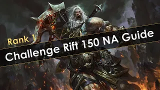 Diablo 3 Challenge Rift 150 NA Guide Rank 1