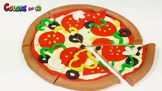 DIY Ideas How to make a Pizza | art and craft | making Clay Art Modeling for Kids