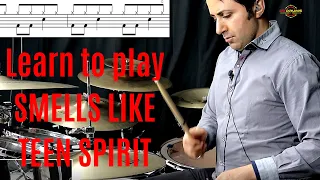 How to play Smells Like Teen Spirit - Drum Lesson - Nirvana