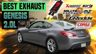 Hyundai Genesis Exhaust Sound 2.0L 🔥 Straight Pipe,Tuned,Muffler Delete,Turbo,Mods,Stock,Borla,ARK+