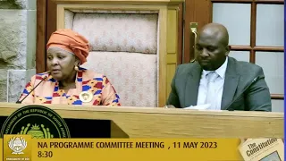 National Assembly Programme Committee Meeting, 11 May 2023