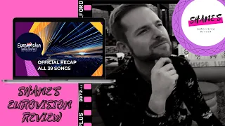 Eurovision 2021: All 39 Songs OFFICIAL RECAP (Reaction)