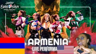 Yan Girls - Do It My Way (LIVE) | Armenia 🇦🇲 | Junior Eurovision 2023 | American Reacts