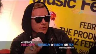 Video Hits Interviews Prodigy at the Future Music Festival 2010