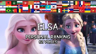 Personal Ranking | Elsa | 62 voices