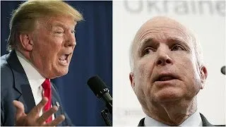 US-Wahlkampf: Donald Trump spricht John McCain Heldenstatus ab