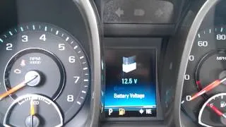 Chevy Malibu   DIC, Vehicle Info Menu and Jump Start