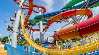 Wild Wild Wet Singapore - Free Fall | Extreme Drop Waterslide Onride POV