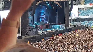 Iron Maiden - Senjutsu + entering stage, Ullevi Gothenburg - Sweden / 22 July 2022