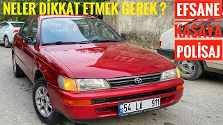 AMATÖR PASTA CİLA NASIL YAPILIR ?| EFSANE KASA TOYOTA COROLLA ESKİ BOYASINDAN ESER KALMADI!|PART 4