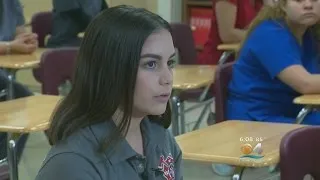 High School Teen Credited With Helping To Save Officer's Life