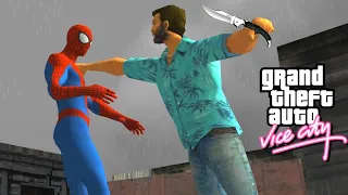 OMG 🔥 Amazing SPIDERMAN Missions in GTA VICE CITY