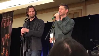 Trying to keep it together during a question about lubing the Impala-J2 Gold Panel-SPNVan 2018