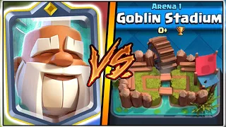 MONK TROLLING ARENA 1 IN CLASH ROYALE | FUNNY MOMENTS & MONK GAMEPLAY!