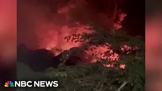 Indonesian officials warn of tsunami after volcano erupts