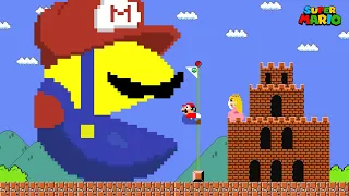 Mario Escape the Giant Pacman Mario Costume Calamity | Game Animation
