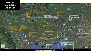 Ukraine military situation: Aug 8 - 9, 2023 (Renewed Ukrainian attack attempts)