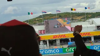 Hungarian GP F1 2022, Hungaroringen crowd reacts