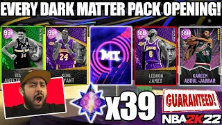 I SPENT 1 MILLION VC ON THE NEW GUARANTEED SUPER PACKS WITH 39 DARK MATTERS! NBA 2K22 PACK OPENING