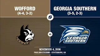 2006 Week 10 - Wofford at Georgia Southern