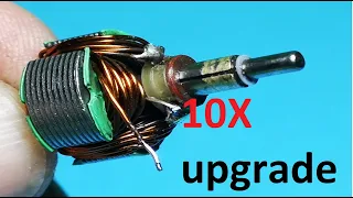 How to upgrade DC motor to max speed and more stronger X15