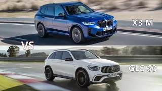 2022 BMW X3 M Competition vs 2020 Mercedes-AMG GLC 63 S | Specs, Driving and interior comparison