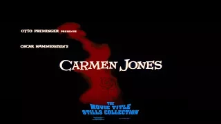Saul Bass: Carmen Jones (1954) title sequence