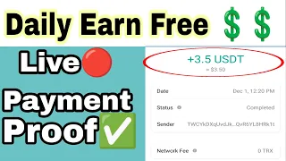 Best USDT Website | How To Earn Free Dollars | Make Money Online | Live Withdraw Proof | 2022