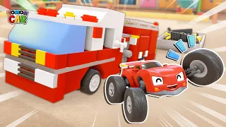 Play TomonCar With Brick Car Maker! | Learn city car names nursery rhyme Tomoncar World