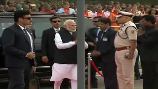 PM Narendra Modi hoists 150 ft high mast National Flag at Port Blair in Andaman Nicobar
