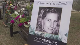 Unexpected arrival at memorial service for Jodi Newkirk near Idyllwild